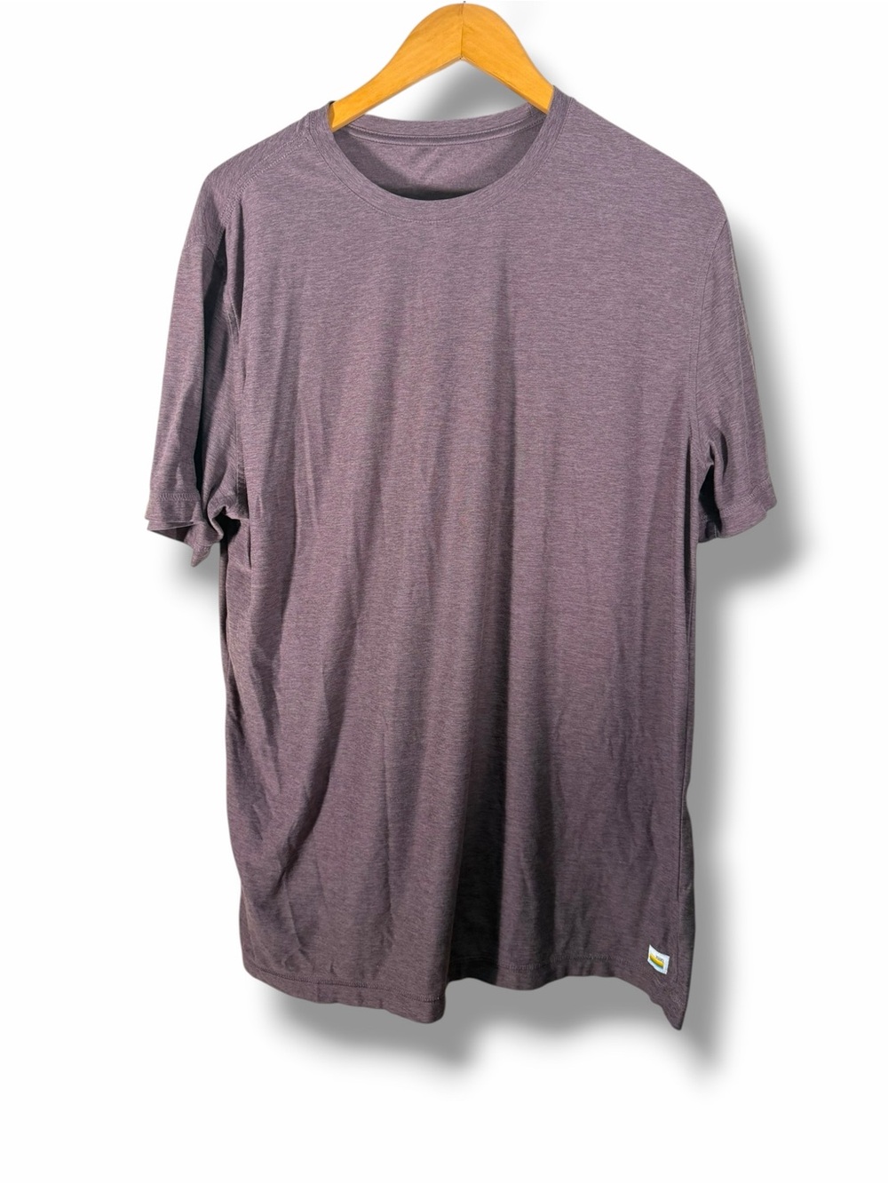 Men's Vuori Strato Tech Tee Burgundy Size Large